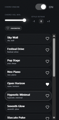 Chord Engine Styles