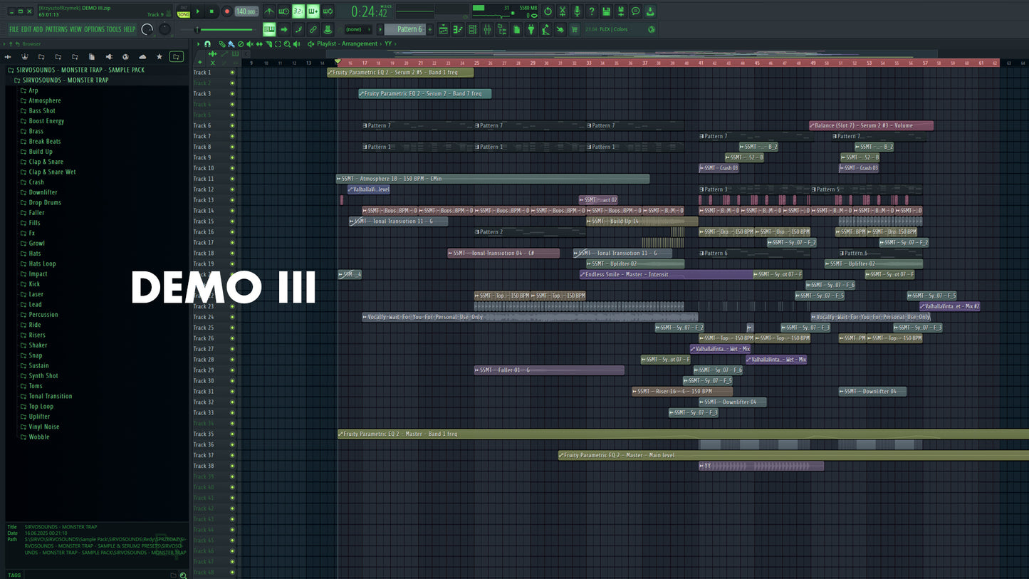 MONSTER TRAP - FL STUDIO - PROJECTS