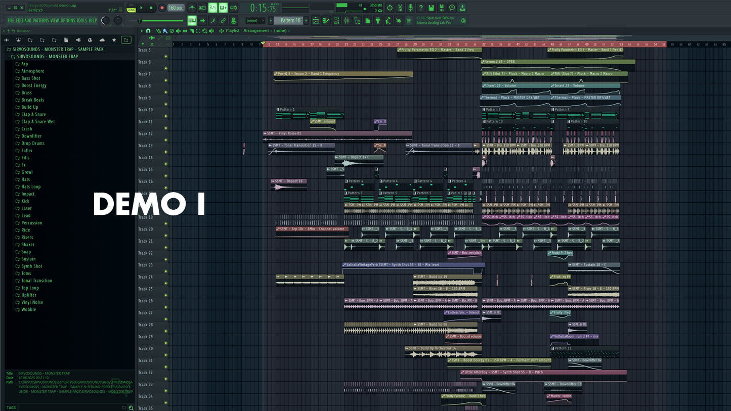 MONSTER TRAP - FL STUDIO - PROJECTS
