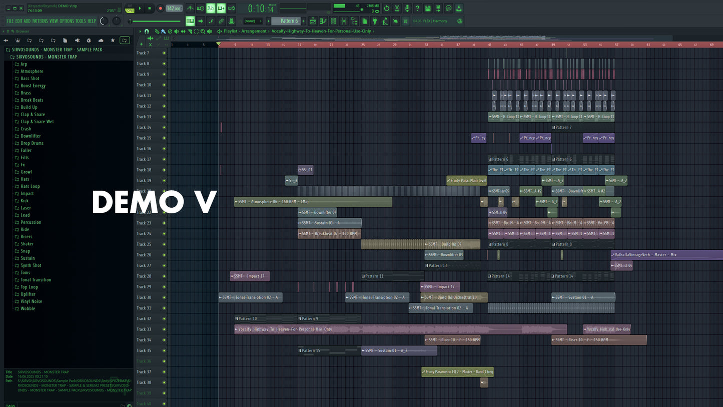 MONSTER TRAP - FL STUDIO - PROJECTS