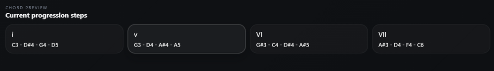 Interactive Chord Preview
